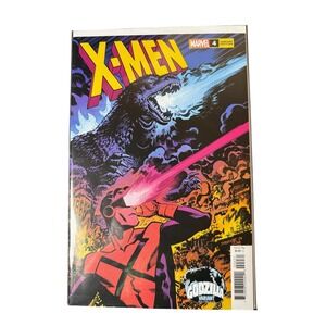 X-Men 4 Godzilla Variant Marvel Comics 2024 Cyclops Chris Samnee Cover Kaiju
